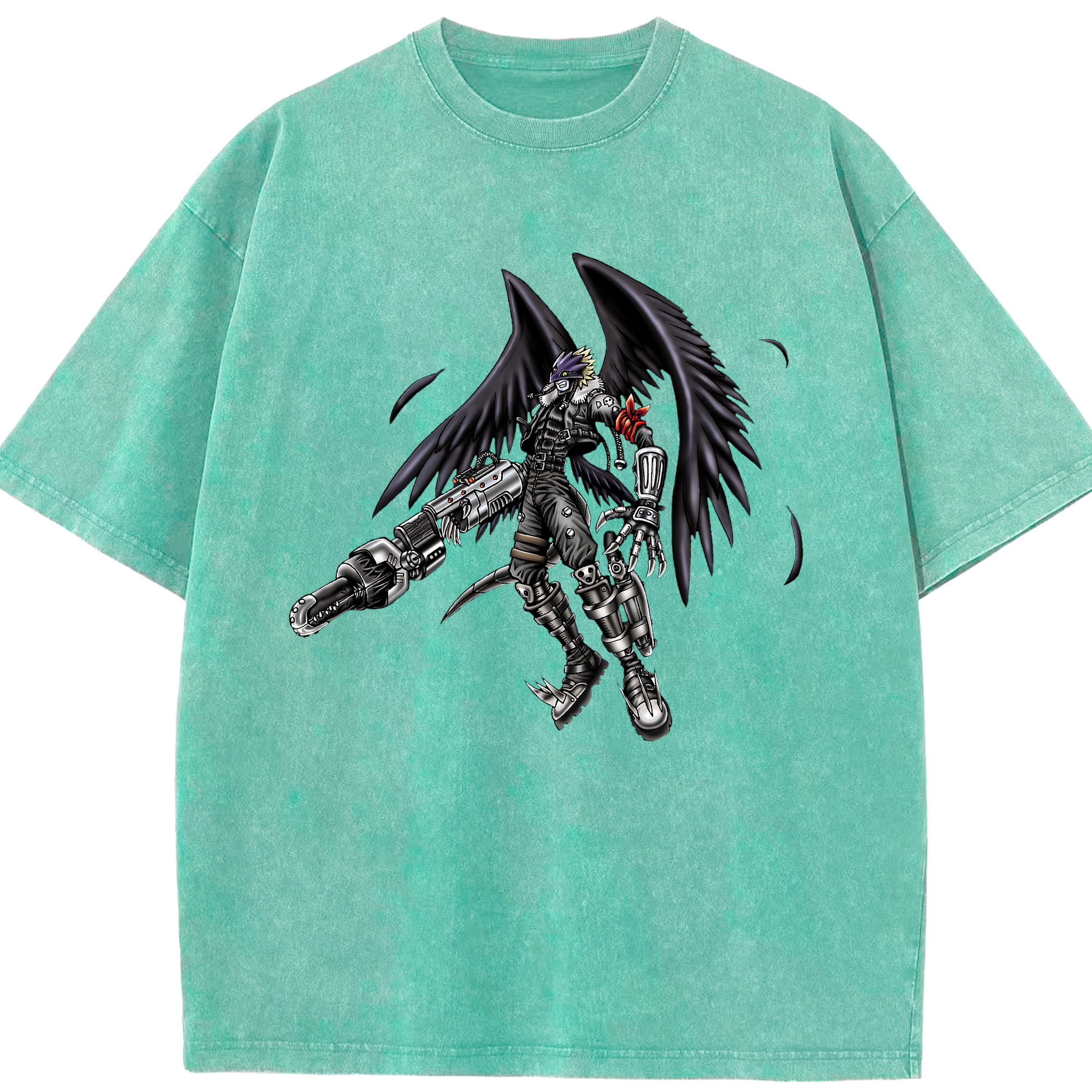 （画像用） 遊☆戯☆王 Yu-Gi-Oh! 綿100% ヴィンテージ風 半袖Tシャツ（フロントプリント）